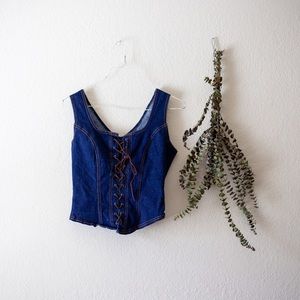 Tie front boho cowgirl crop blouse